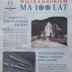 WIELKA Krokiew ma 100 lat.