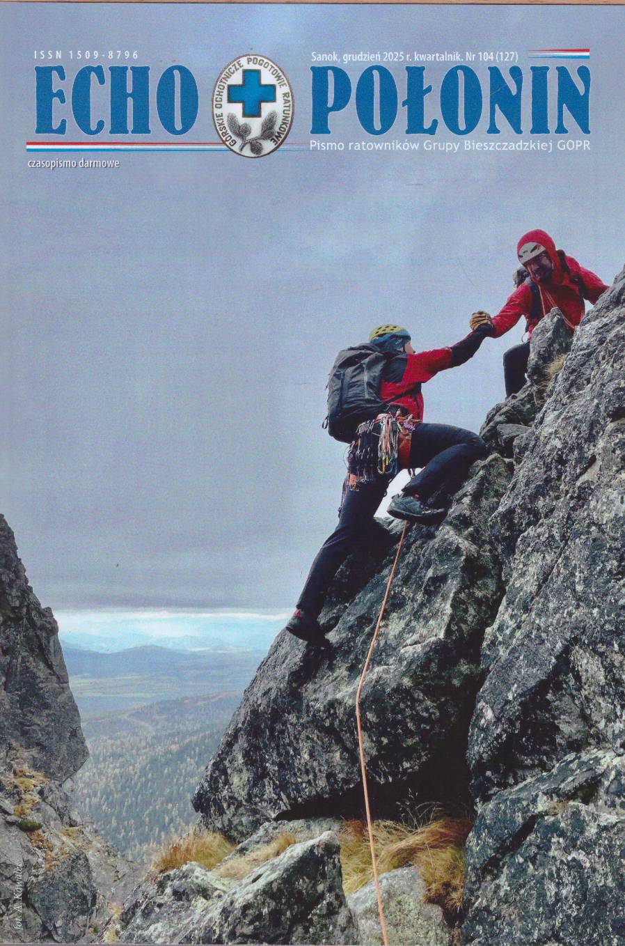 ECHO Połonin. Pismo ratowników Grupy Bieszczadzkiej GOPR. Kwartalnik.