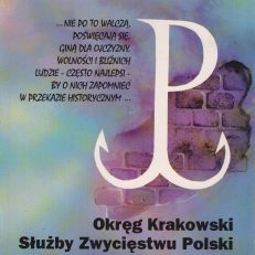 Okręg Krakowski Służby Zwycięstwu Polski – Związku Walki Zbrojnej – Armii Krajowej (Wybrane zagadnienia organizacyjne, personalne i bojowe).