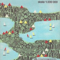 POJEZIERZE Suwalskie i Równina Augustowska. Mapa turystyczna. Skala 1:20 000.