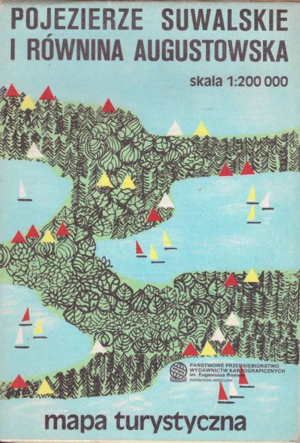 POJEZIERZE Suwalskie i Równina Augustowska. Mapa turystyczna. Skala 1:20 000.