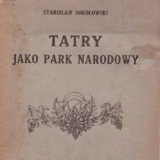 Tatry jako park narodowy.