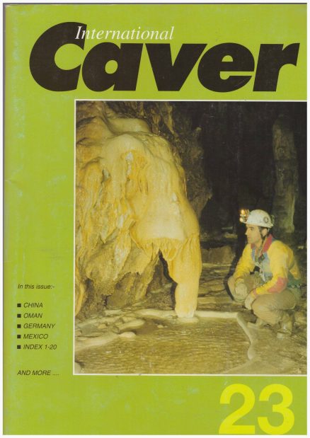 The International Caver Magazine. Number 23. 1998.