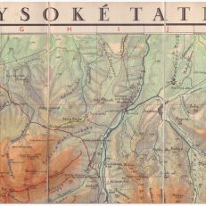 VYSOKE Tatry. High Tatra. Haut Tatra. Hohe Tatra. Magas Tatra. Mapa w skali 1:50 000.