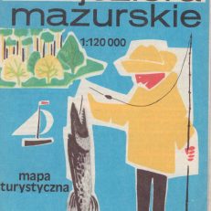 WIELKIE jeziora mazurskie. Mapa turystyczna. 1:120 000.