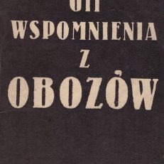 Wspomnienia z obozów.