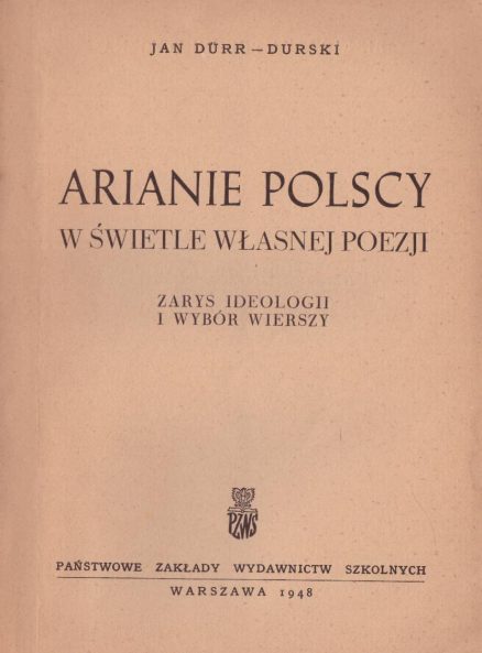 Arianie polscy w świetle własnej poezji. Zarys ideologii i wybór wierszy. - obrazek 2