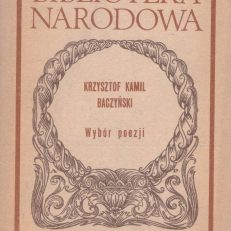 Wybór poezji.