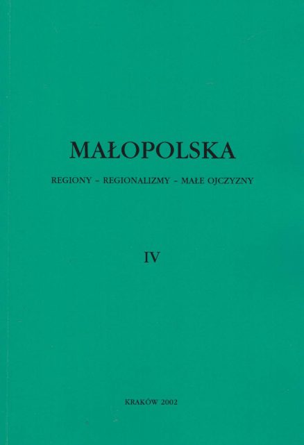 MAŁOPOLSKA IV. Regiony – Regionalizmy – Małe Ojczyzny.