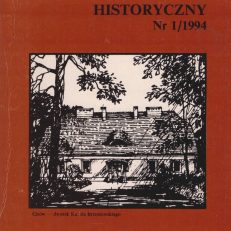 SZTABIŃSKI Zeszyt Historyczny. Nr 1/1994.