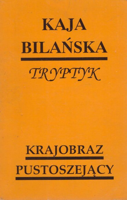 Tryptyk. Krajobraz pustoszejący. Ogród szczęśliwy. Kolorami tęczy.