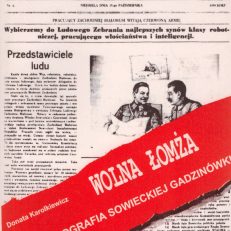 „Wolna Łomża”. Oblicze radzieckiej polityki i propagandy w Łomżyńskiem w okresie 1939 – 1941.