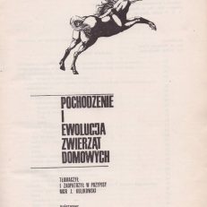 Pochodzenie i ewolucja zwierząt domowych.