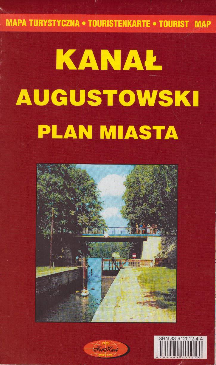 KANAŁ Augustowski. Plan miasta. Mapa turystyczna.
