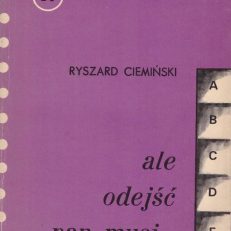 Ale odejść pan musi...