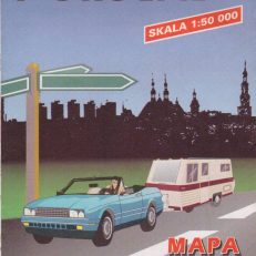 POZNAŃ i okolice. Mapa samochodowo-krajoznawcza. Skala 1:50 000.