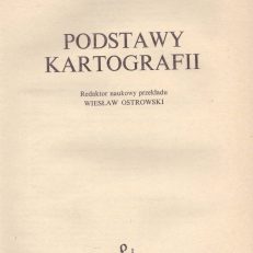 Podstawy kartografii.