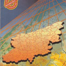 WOJEWÓDZTWO katowickie. Mapa administracyjna. Skala 1:150 000.