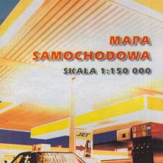 WOJEWÓDZTWO katowickie. Mapa samochodowa. Skala 1:150 000.