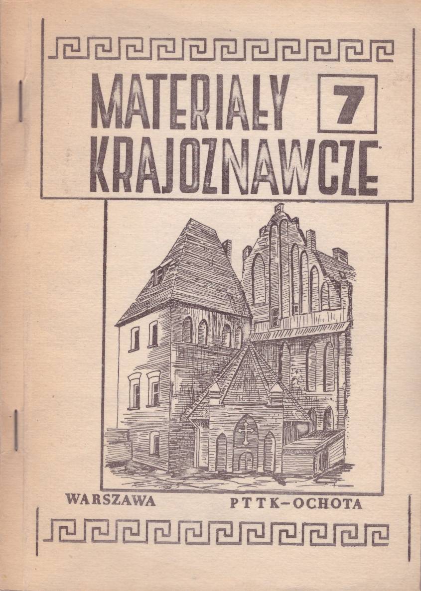 MATERIAŁY krajoznawcze 7. Zeszyt 1/2 styczeń – czerwiec 1983.