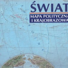 ŚWIAT. Mapa polityczna i krajobrazowa. Skala 1:31 000 000.
