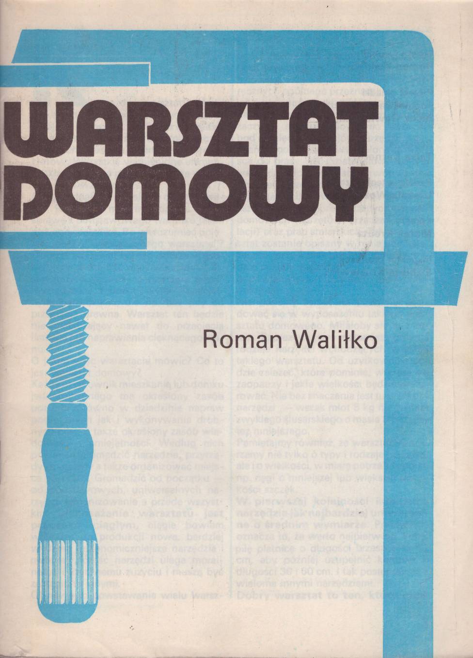 Warsztat domowy.