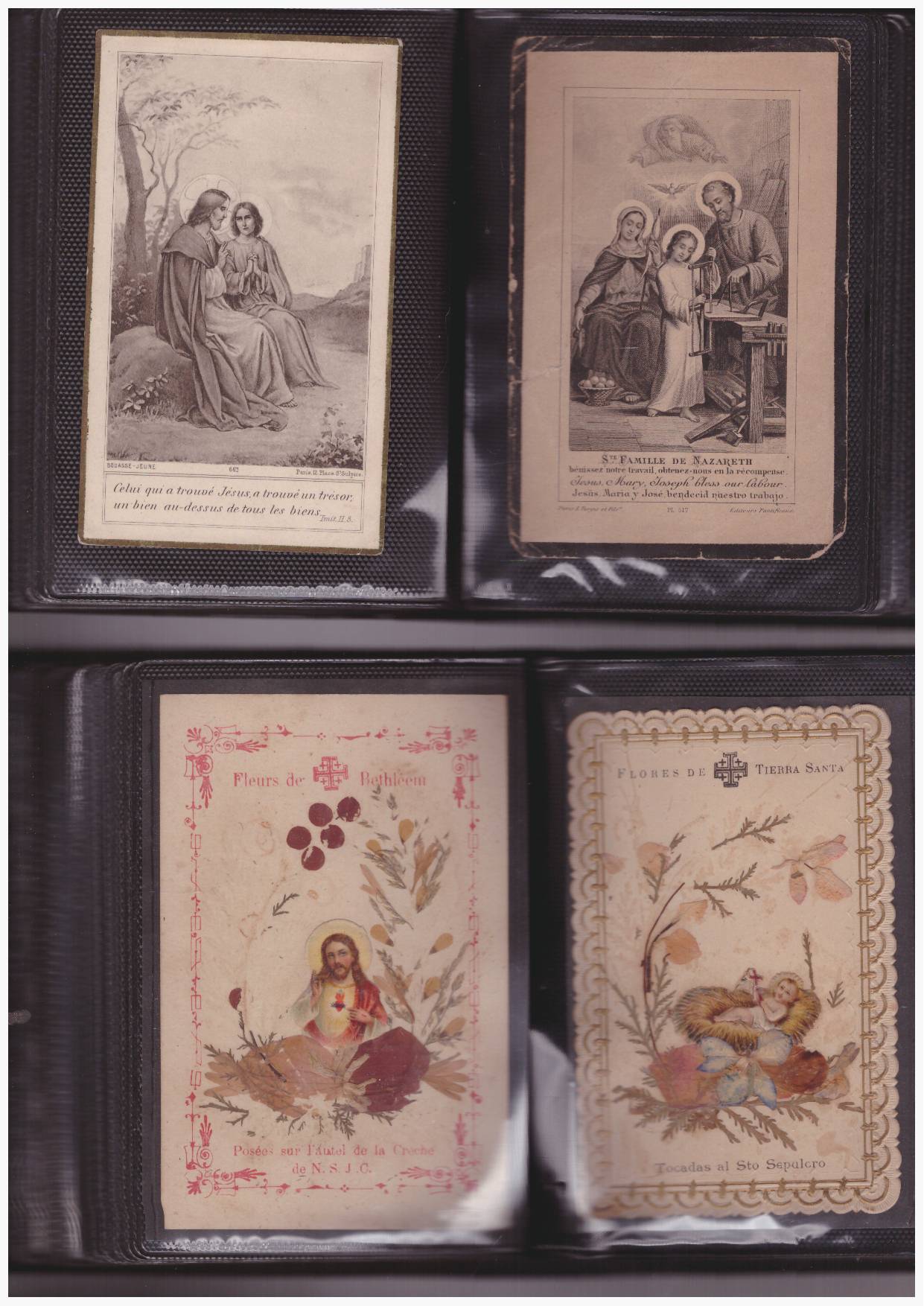 „ŚWIĘTE” obrazki. Niezwykła kolekcja 230 obrazków. Najstarsze z końca XIX wieku. - obrazek 3