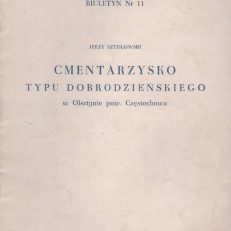 Cmentarzysko typu dobrodzieńskiego w Olsztynie pow. Częstochowa.