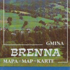 GMINA Brenna. Mapa. Map. Karte. Skala 1:30 000.