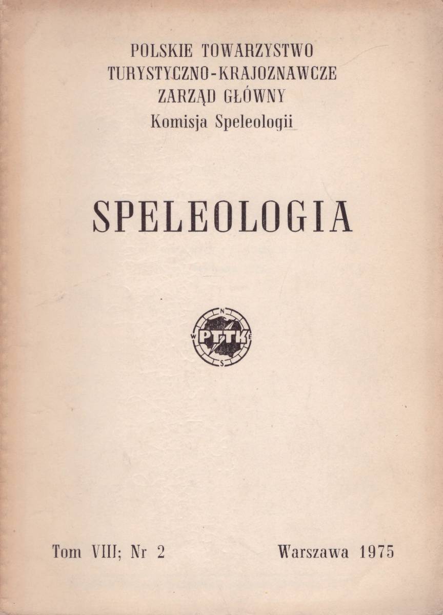 SPELEOLOGIA. Biuletyn Speleoklubu Warszawskiego.