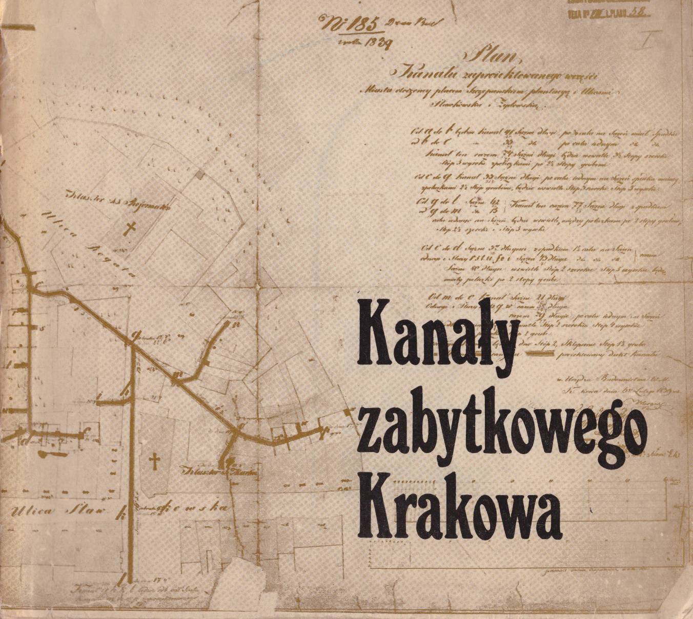 KANAŁY zabytkowego Krakowa.
