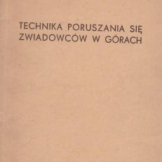 Technika poruszania się zwiadowców w górach