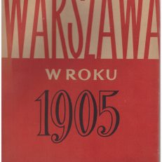 WARSZAWA w roku 1905.