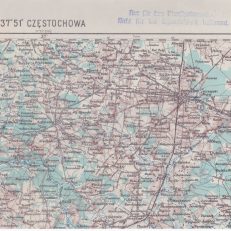 CZĘSTOCHOWA 37 51. Mapa w skali 1:200 000.
