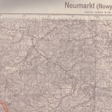 NEUMARKT (Nowy Targ/. Grossblatt 411. Mapa w skali 1:100 000.