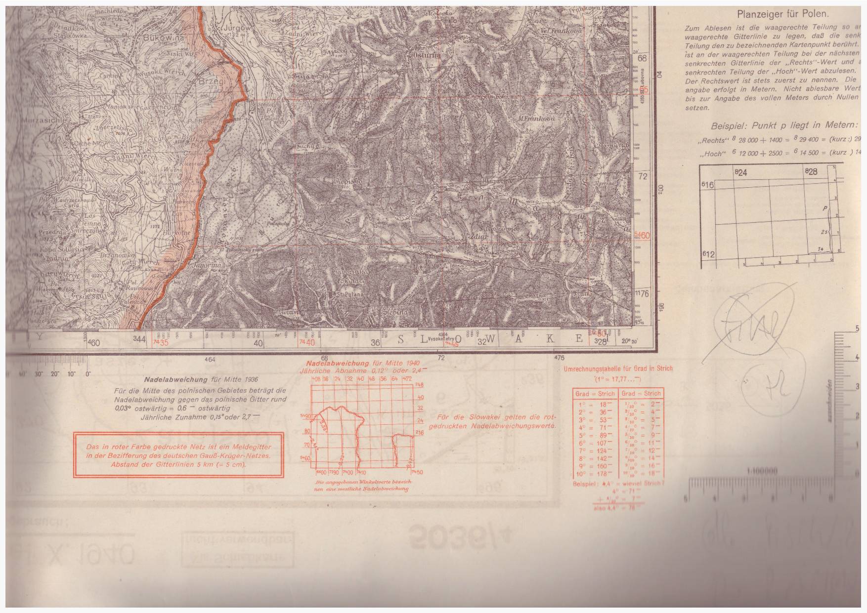 NEUMARKT (Nowy Targ/. Grossblatt 411. Mapa w skali 1:100 000. Sonderausgabe. - obrazek 3