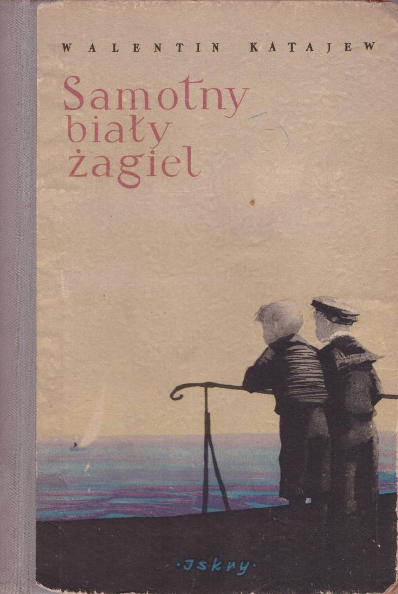 Samotny biały żagiel.