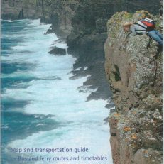 FAROE Islands. 1:200 000. Map and transportation guide.